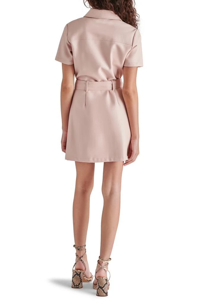 商品Steve Madden|Jolene Belted Faux Leather Mini Shirtdress,价格¥279,第2张图片详细描述