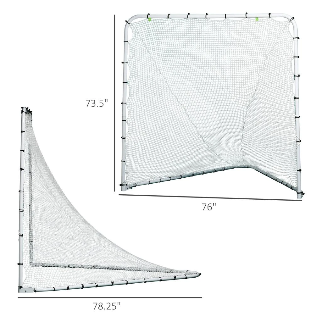 商品Streamdale Furniture|Streamdale 6' x 6' Folding Lacrosse Goal,价格¥1141,第3张图片详细描述