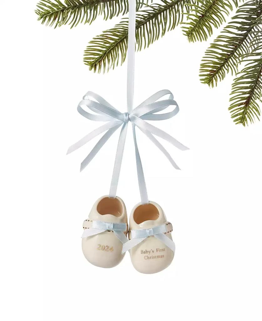 商品Holiday Lane|2024 Baby's First Christmas Blue Ornament, Exclusively at Macy's,价格¥60,第1张图片