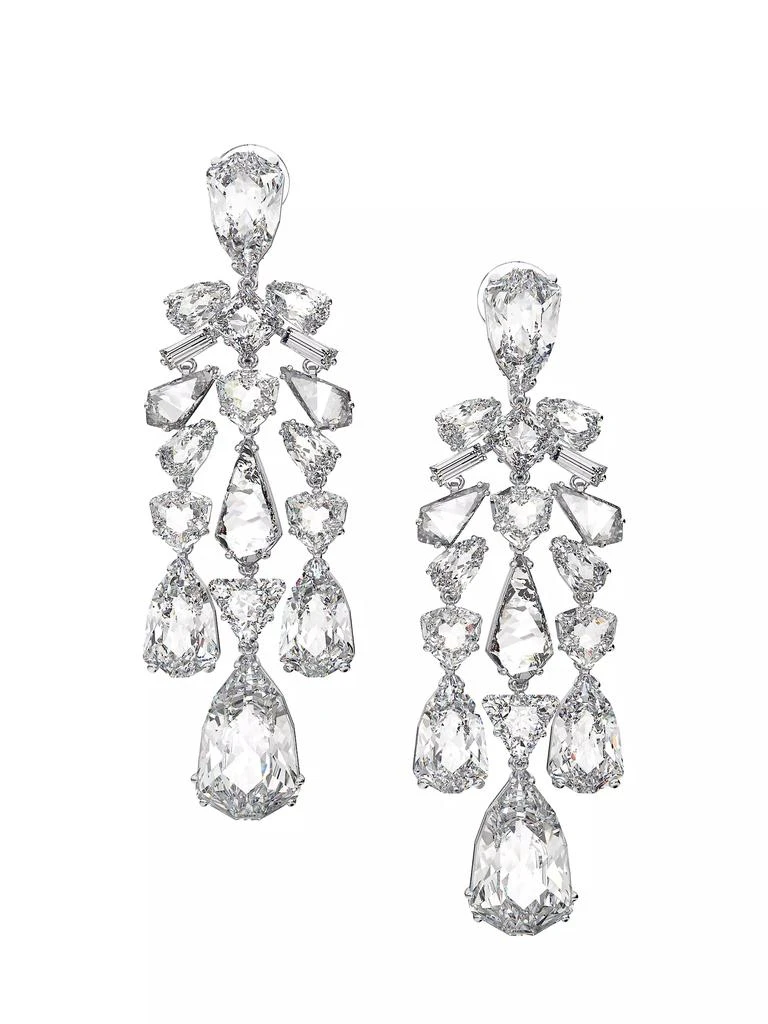 商品Swarovski|Mesmera Rhodium-Plated & Crystal Clip-On Earrings,价格¥3223,第1张图片