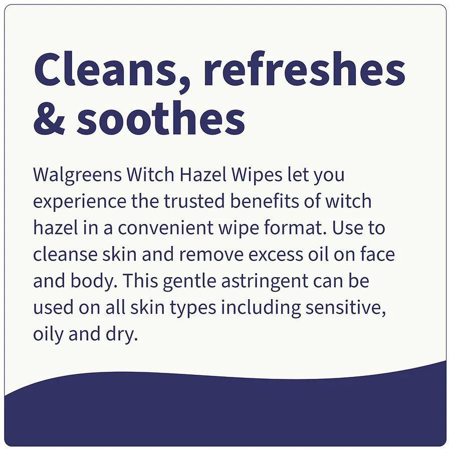 商品Walgreens|Witch Hazel Wipes,价格¥75,第5张图片详细描述