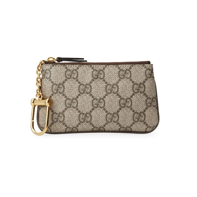 商品Gucci|古驰 23新款 女士OPHIDIA帆布零钱包（两色可选）,价格¥2082,第1张图片