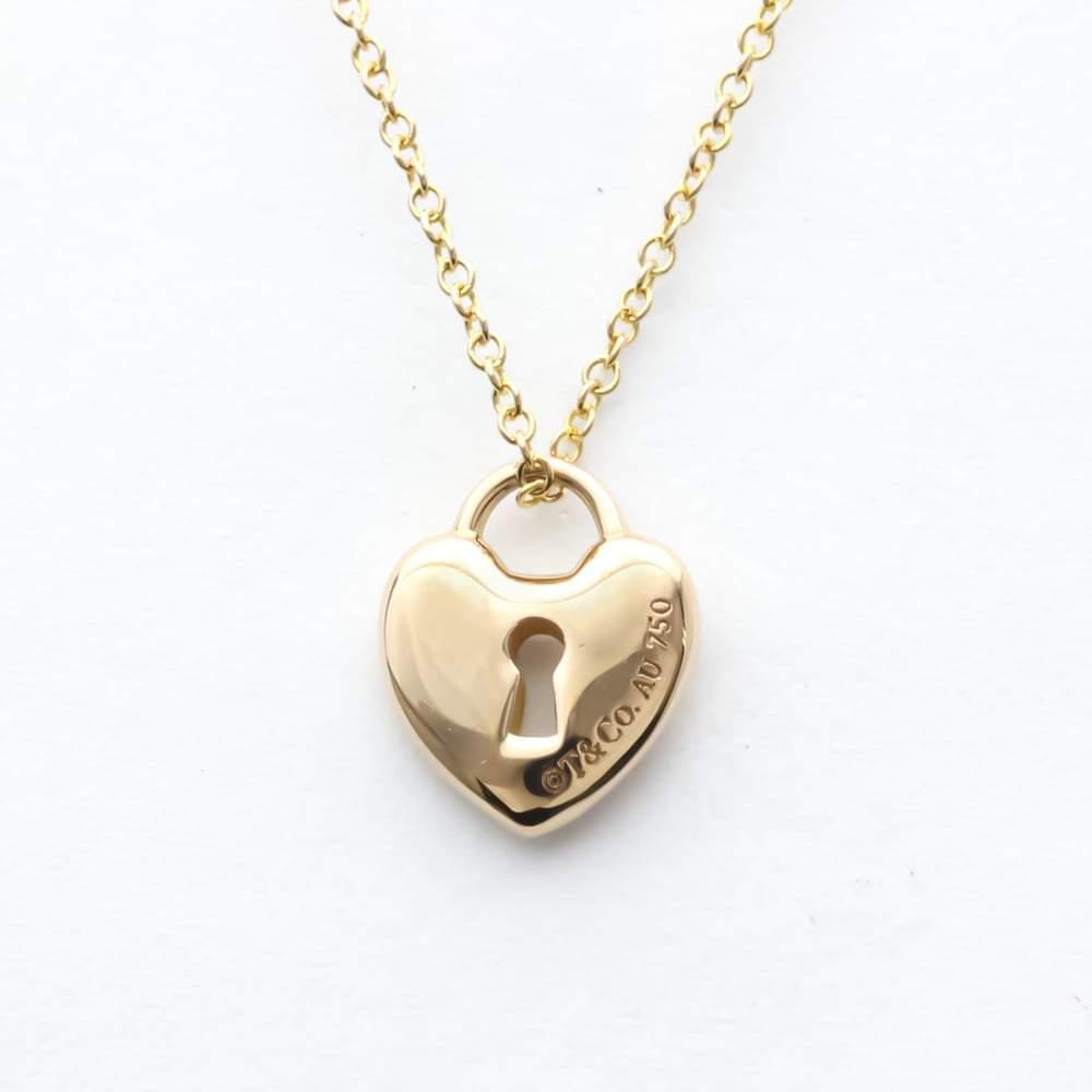 Tiffany & Co. Heart Lock 18K Rose Gold Necklace商品第7张图片规格展示