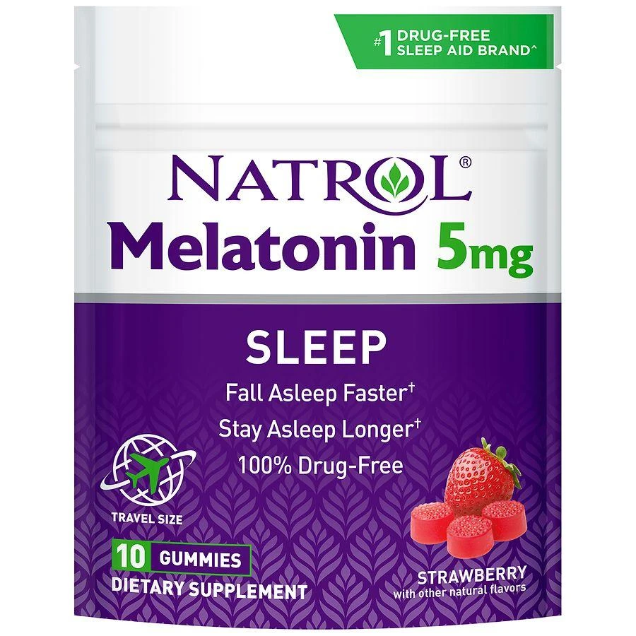商品Natrol|Melatonin Travel Pouch Strawberry,价格¥33,第1张图片