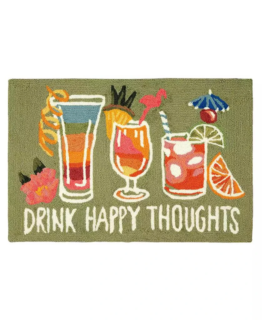 商品Liora Manne'|Frontporch Happy Drinks 1'8" x 2'6" Outdoor Area Rug,价格¥741,第1张图片