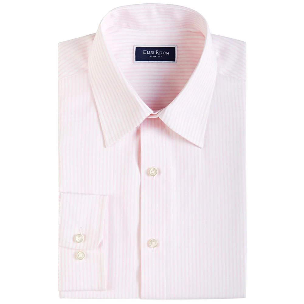 商品Club Room|Men's Slim Fit Striped Dress Shirt, Created for Macy's,价格¥111,第2张图片详细描述