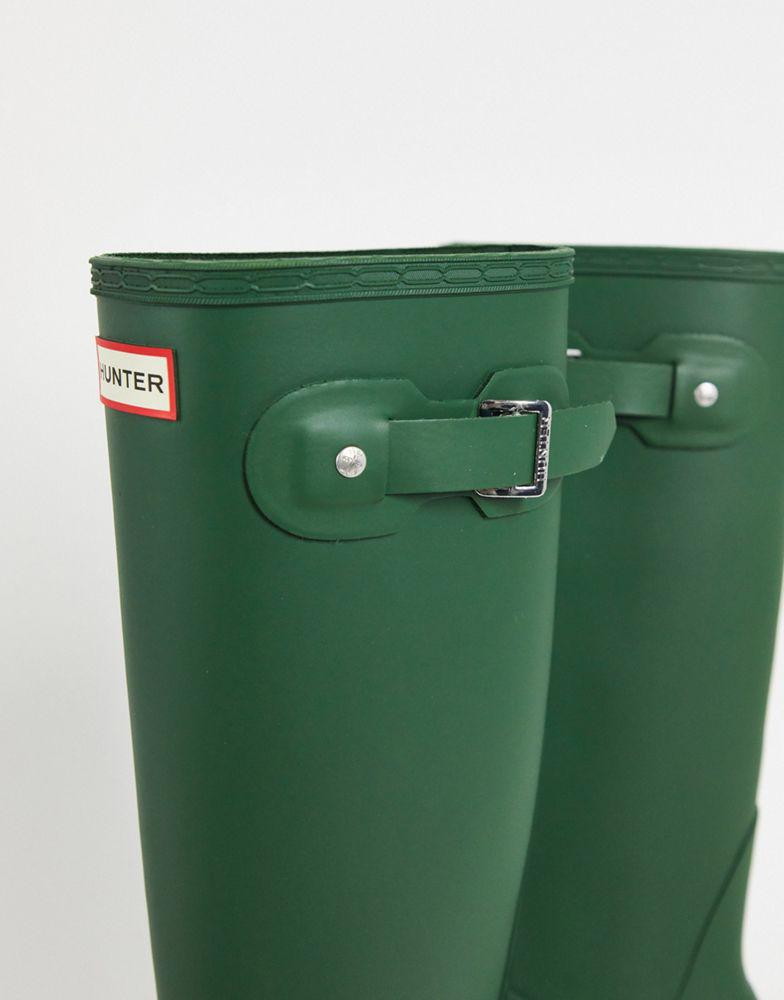 Hunter Original tall wellington boots in hunter green商品第3张图片规格展示