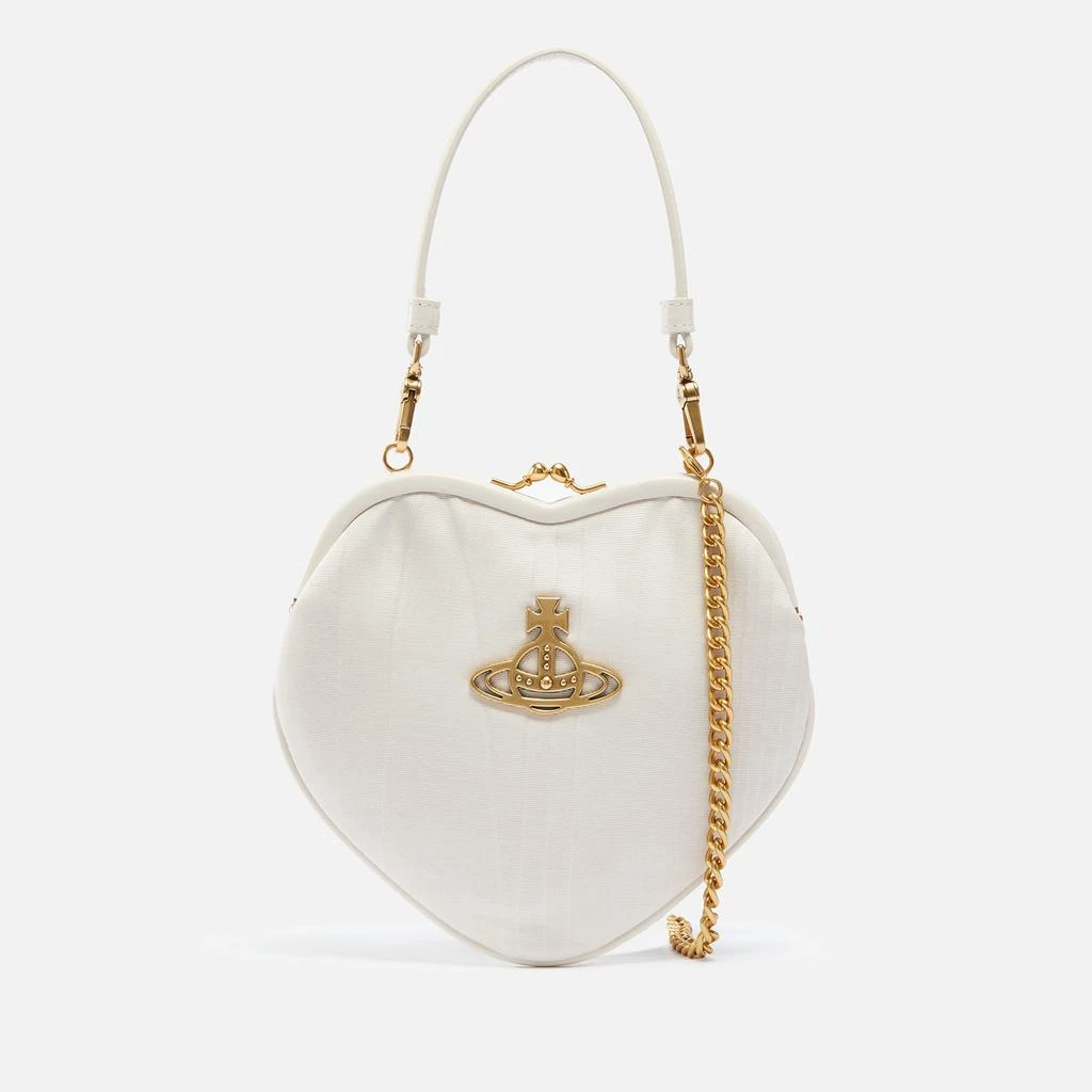 商品Vivienne Westwood|Vivienne Westwood Belle Heart Frame Moire Purse,价格¥1684,第1张图片