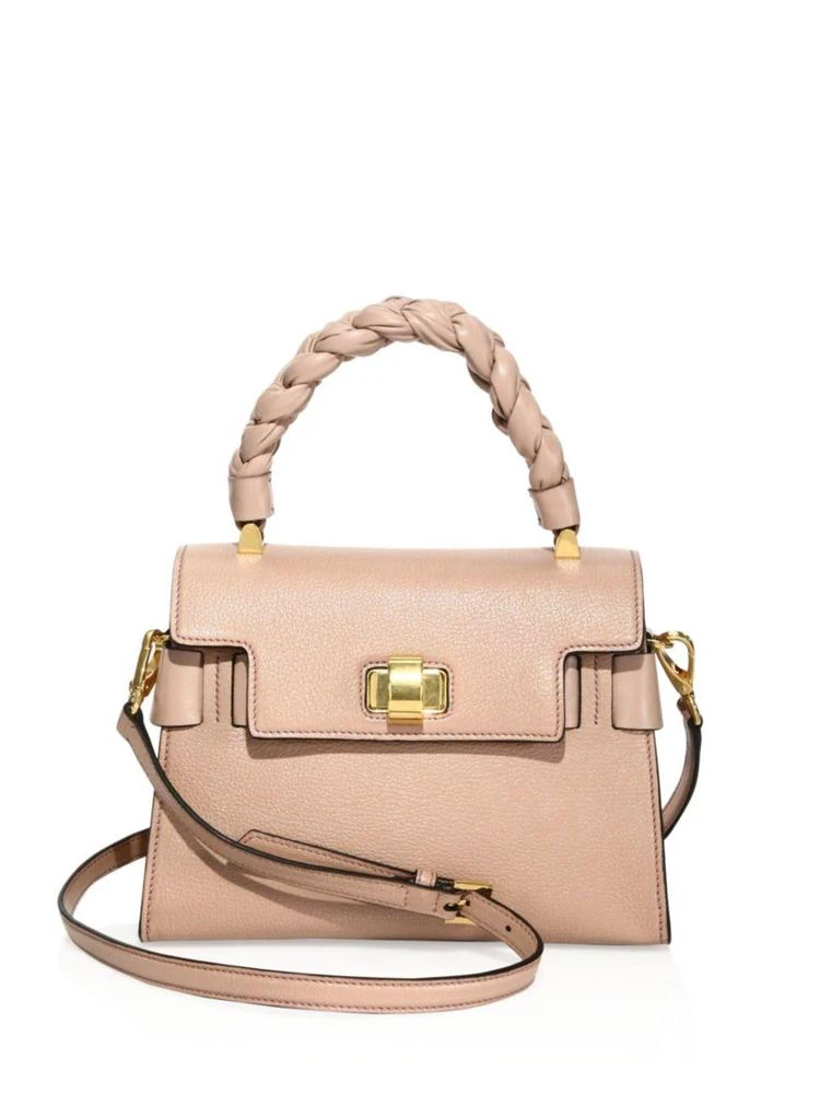 商品Miu Miu|Leather Top Handle Satchel,价格¥15523,第1张图片