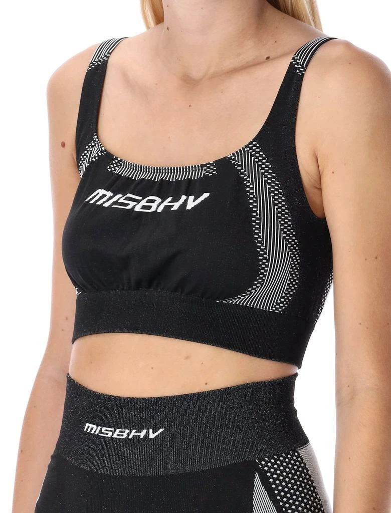 商品Misbhv|Misbhv Logo-Printed Performance Sport Bra,价格¥331,第5张图片详细描述