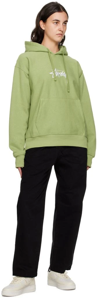 商品STUSSY|Green Embroidered Hoodie,价格¥875,第4张图片详细描述