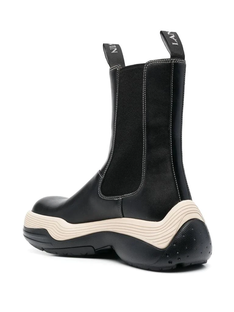 商品Lanvin|LANVIN WOMEN FLASH-X BOLD CHELSEA LEATHER BOOTS,价格¥3028,第4张图片详细描述