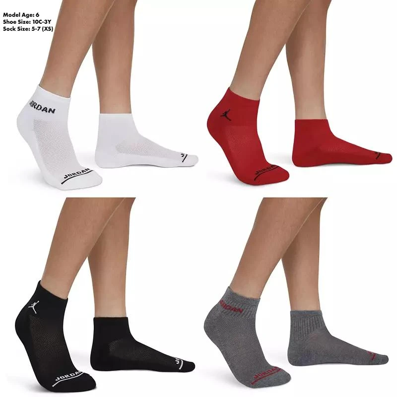 商品Jordan|Jordan Kid's Ankle Socks - 6 Pack,价格¥165,第1张图片