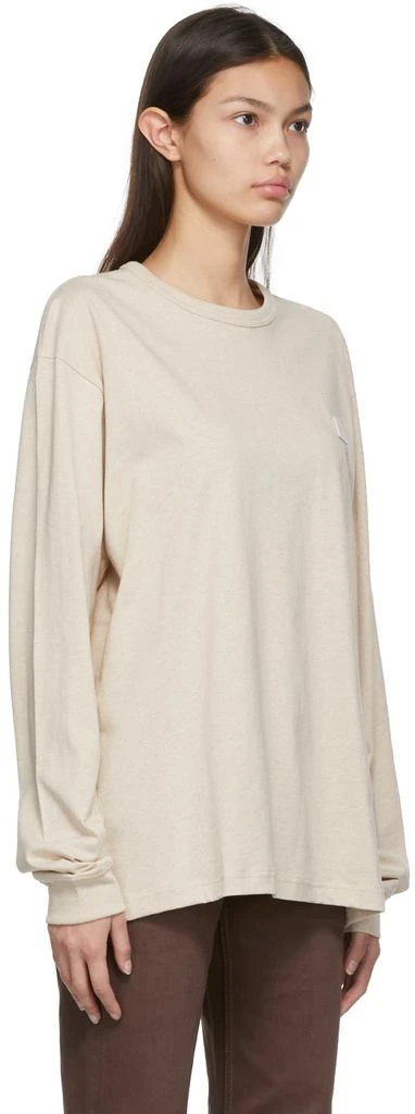 商品Acne Studios|Beige Logo Patch T-Shirt,价格¥1258,第2张图片详细描述