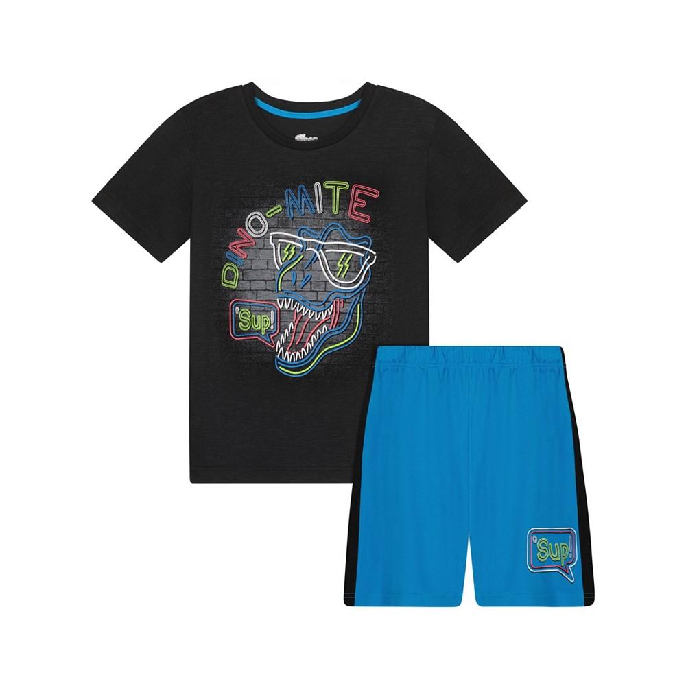 Little Boys Jersey T-shirt and Pants Pajama Set, 2 Piece商品第1张图片规格展示