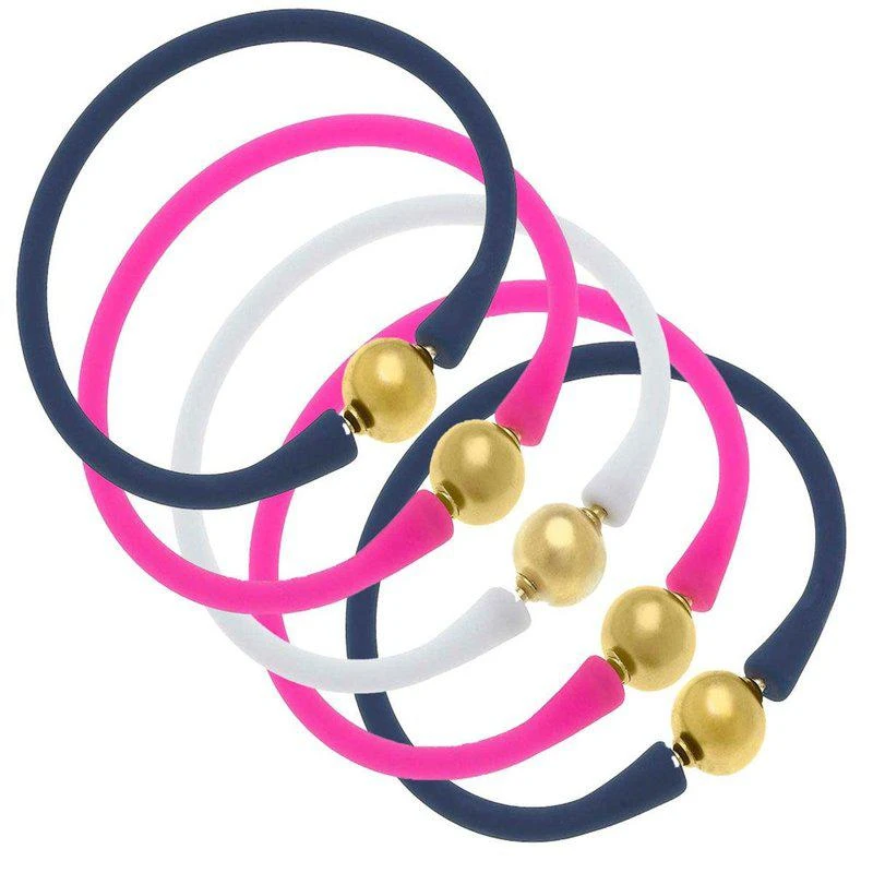 商品Canvas Style|Bali 24K Gold Silicone Bracelet,价格¥952,第1张图片