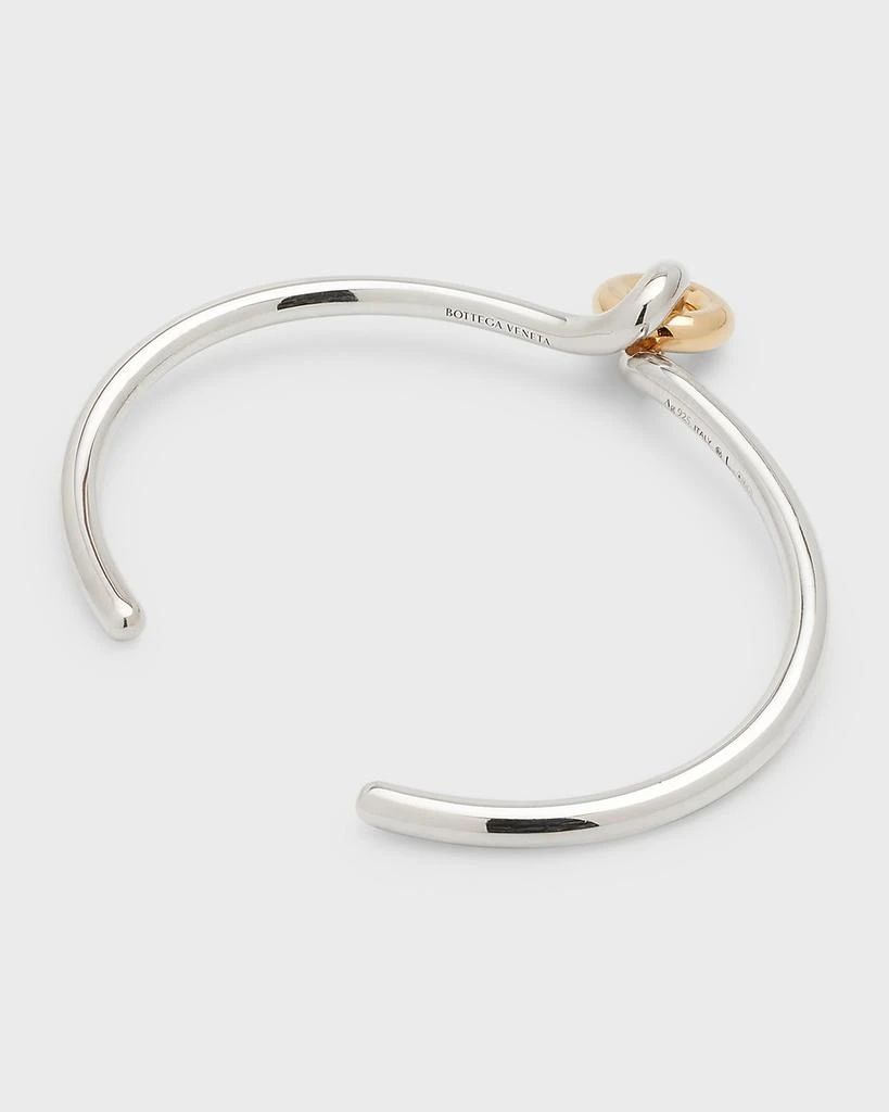 商品Bottega Veneta|Two-Tone Bracelet with Round Link,价格¥6024,第4张图片详细描述