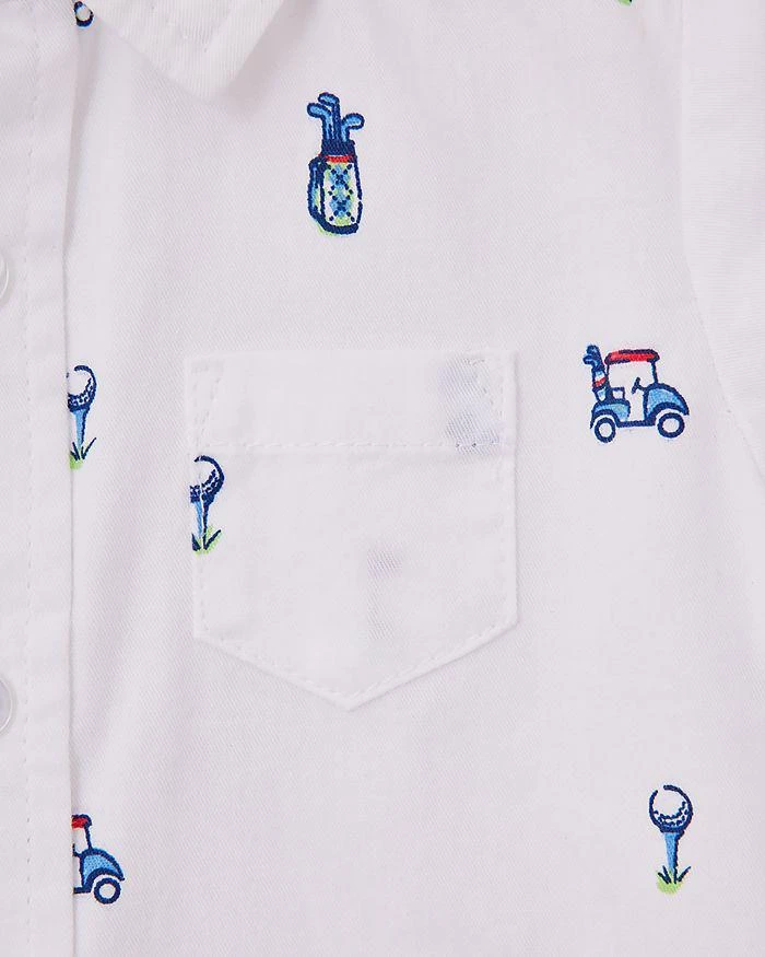 商品Little Me|Boys' Golf Shirt & Pant - Baby,价格¥224,第4张图片详细描述