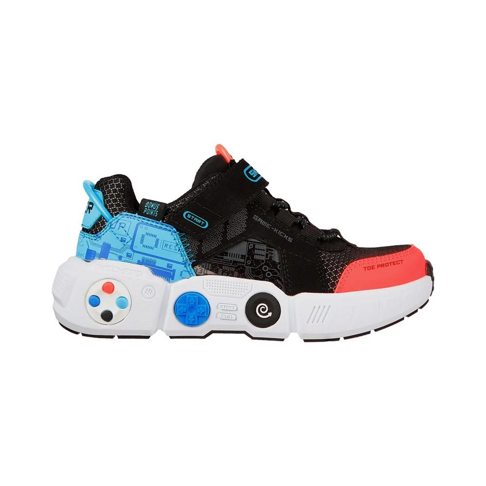 商品SKECHERS|Little Boys Game Kicks - Gametronix Stay-Put Casual Sneakers from Finish Line,价格¥262,第2张图片详细描述