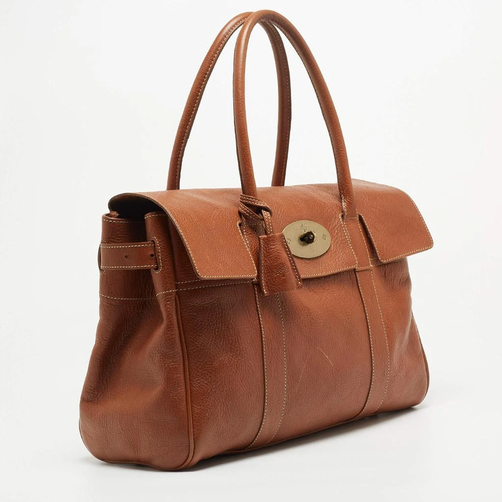 商品[二手商品] Mulberry|Mulberry Brown Leather Bayswater Satchel,价格¥4982,第3张图片详细描述