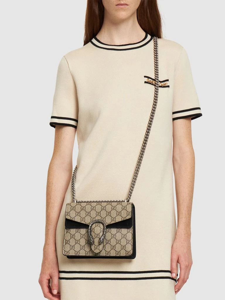 商品Gucci|Mini Dionysus Gg Supreme Shoulder Bag,价格¥18024,第2张图片详细描述