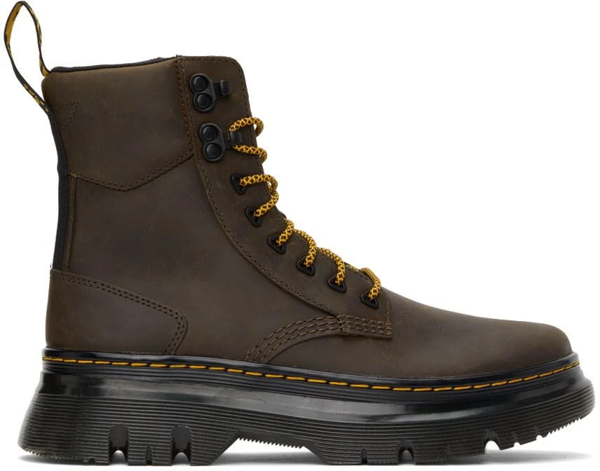 商品Dr. Martens|Brown Tarik Crazy Horse Boots,价格¥707,第1张图片