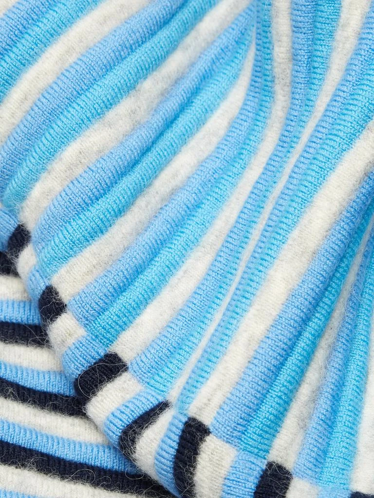 商品Saunders|Bargo stripe-check merino-blend blanket,价格¥2458,第4张图片详细描述