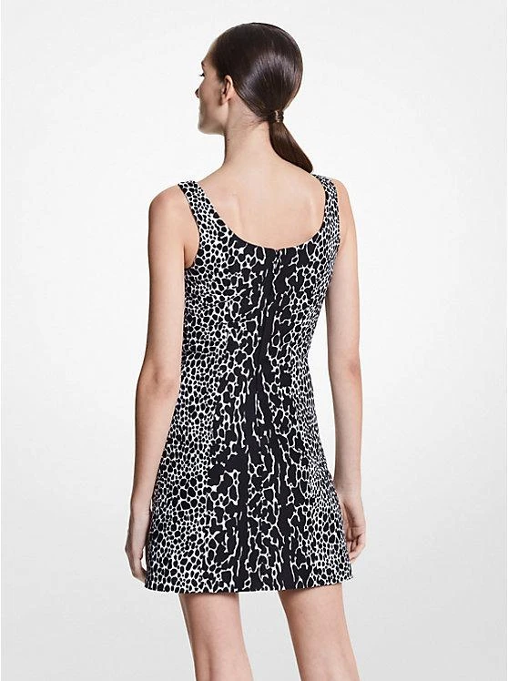 商品Michael Kors|Ocelot Cotton and Silk Jacquard Shift Dress,价格¥4471,第2张图片详细描述