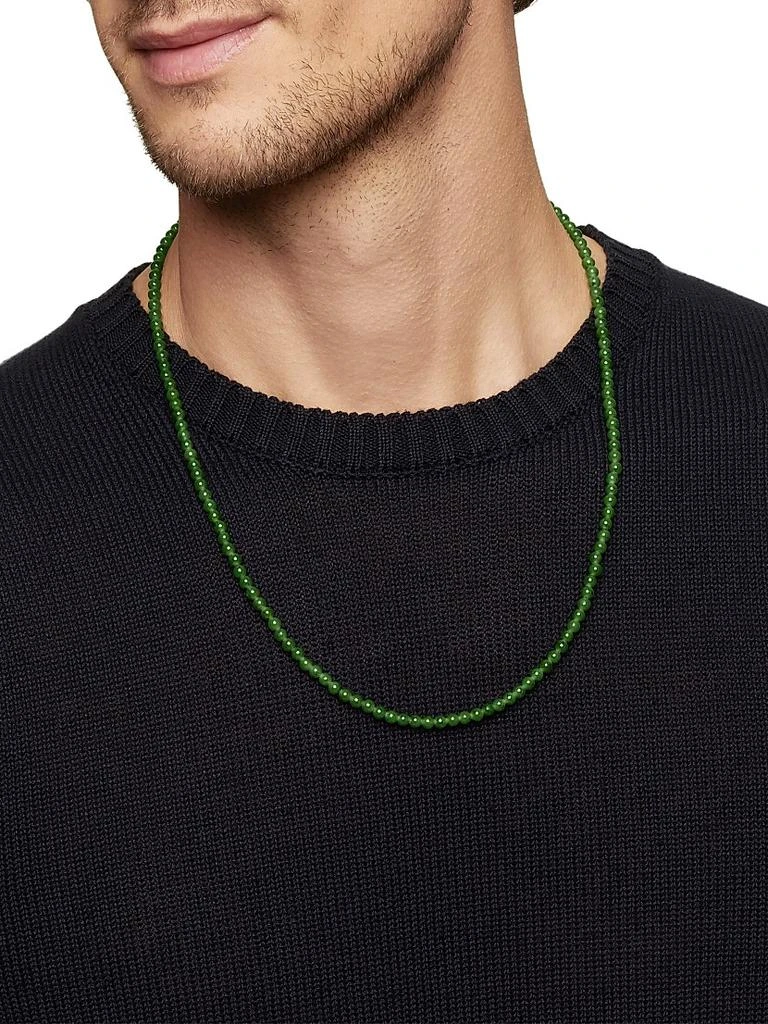 商品David Yurman|Spiritual Beads Necklace with Nephrite Jade and 18K Yellow Gold,价格¥16429,第2张图片详细描述