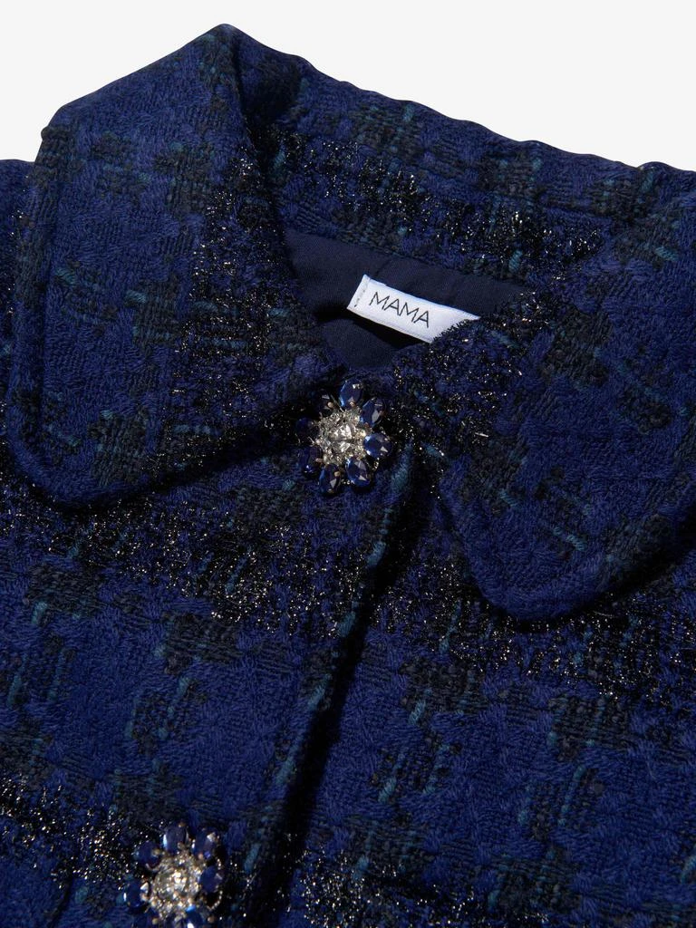 商品Mama Luma|Mama Luma Navy Girls Boucle Jacket,价格¥1105,第3张图片详细描述