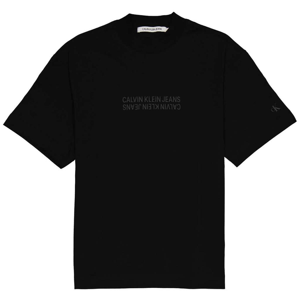 Calvin Klein Mens Black Sustainable Institutional Tee, Size X-Large商品第1张图片规格展示