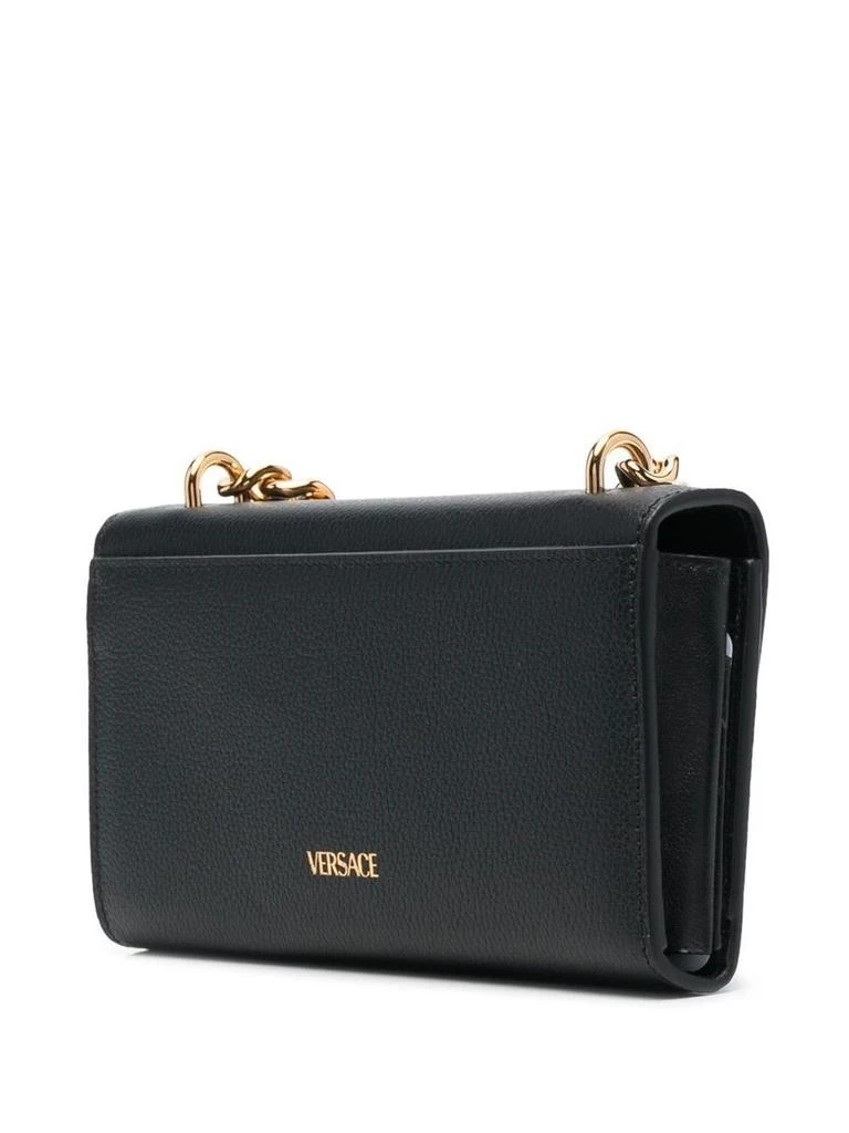 商品Versace|Versace women's black leather shoulder bag,价格¥6773,第3张图片详细描述