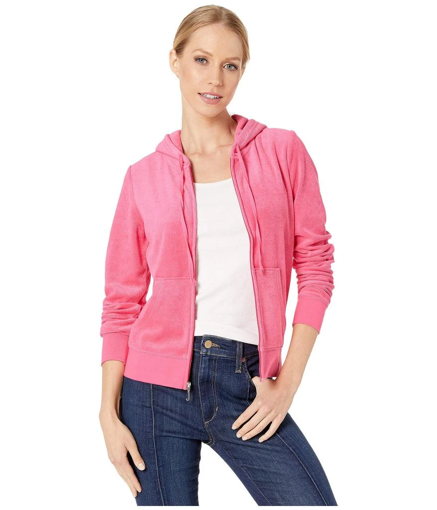 商品Juicy Couture|Microterry Robertson Jacket,价格¥202,第1张图片