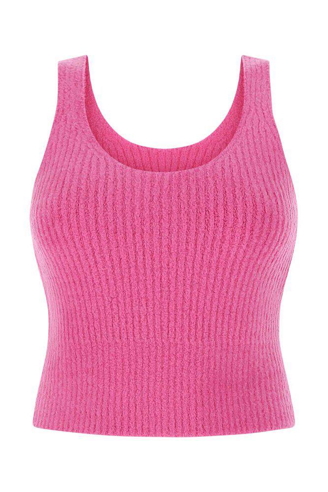 商品Alexander Wang|T By Alexander Wang Round Neck Knitted Tank Top,价格¥1735,第1张图片