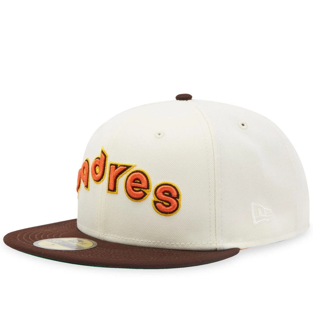 商品New Era|New Era San Diego Padres Retro Script 59Fifty Fitted Cap,价格¥329,第1张图片