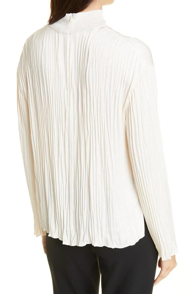 商品Vince|Pleated Crushed Satin Top,价格¥849,第2张图片详细描述