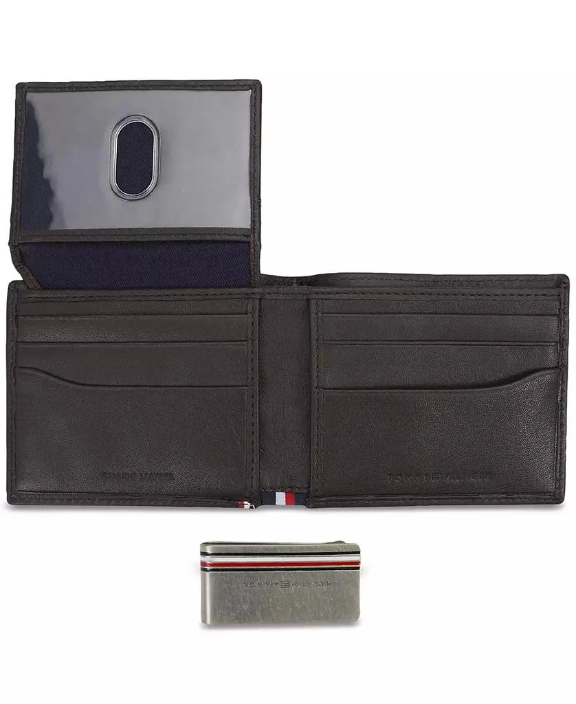 商品Tommy Hilfiger|Men's RFID Global Striped Passcase Wallet and Money Clip Set,价格¥257,第2张图片详细描述