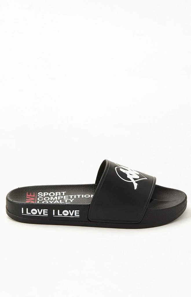 商品Kappa|Women's Black Authentic Aasiaat 1 Slide Sandals,价格¥90,第2张图片详细描述