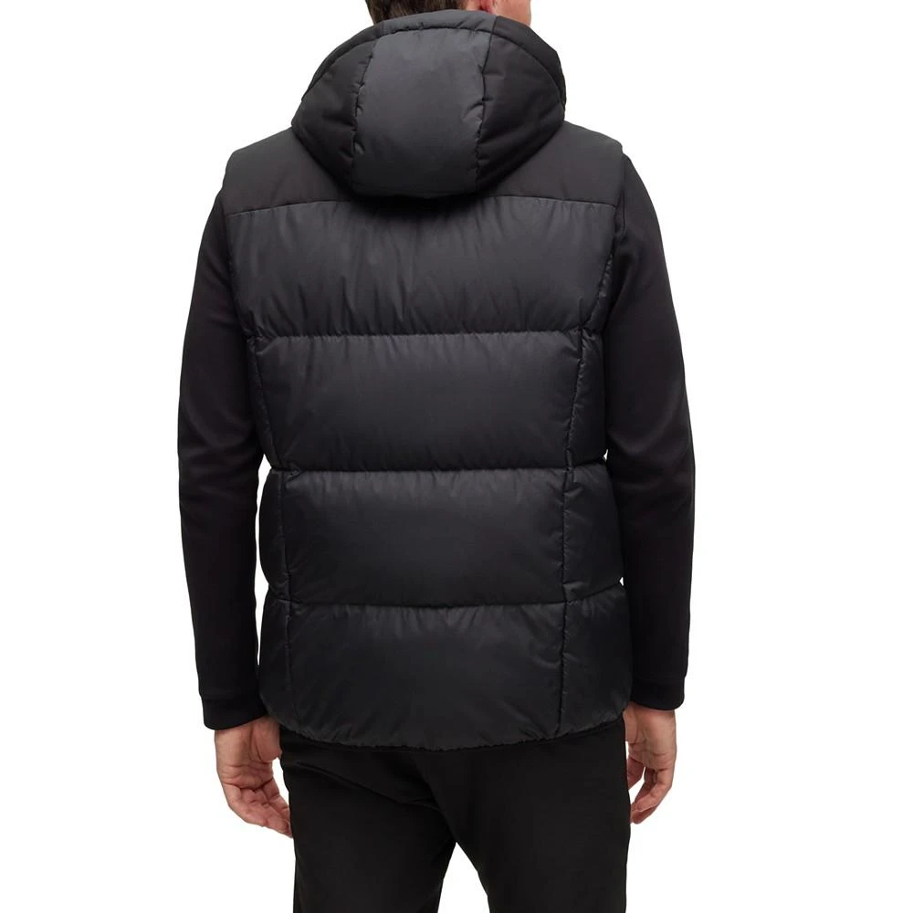 商品Hugo Boss|Men's Water-Repellent Hooded Gilet Jacket,价格¥1480,第2张图片详细描述