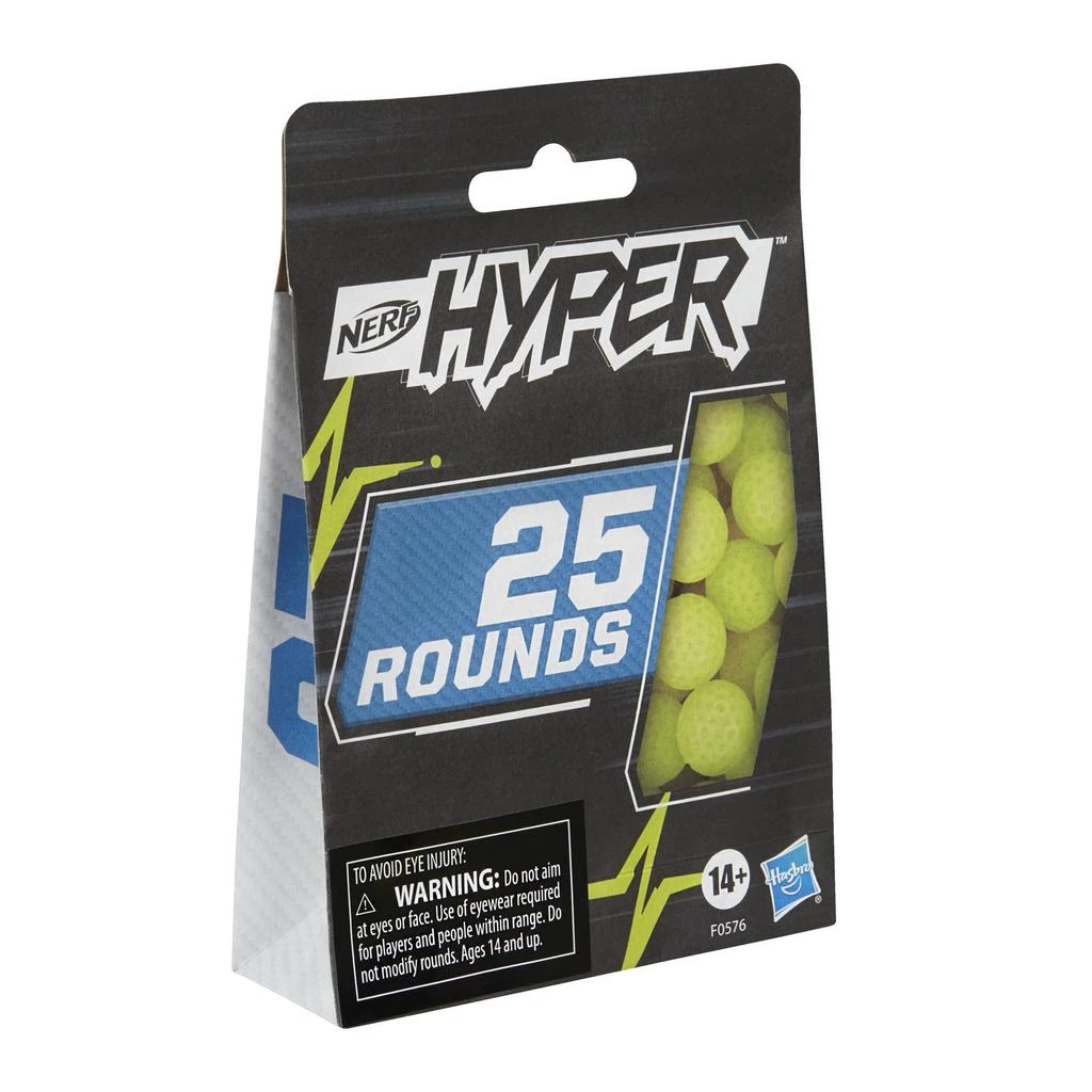商品Nerf|NERF Hyper 25-Round Boost Refill, Includes 25 Hyper Rounds, for Use Hyper Blasters, Stock Up Hyper Games,价格¥39,第1张图片