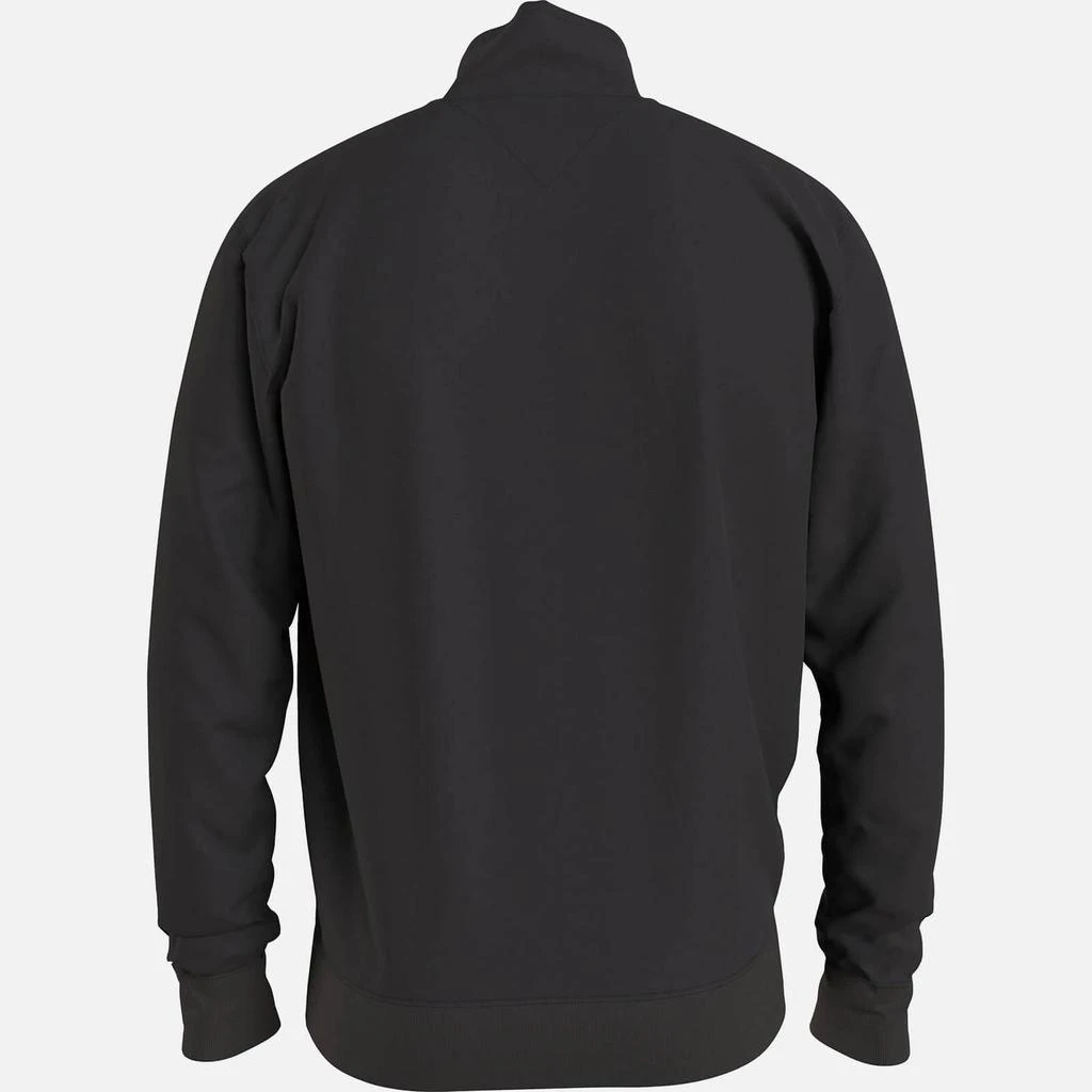 商品Tommy Hilfiger|Tommy Jeans Men's Tonal Corporation Logo Zip Mock Neck Sweatshirt - Faded Lime,价格¥239,第2张图片详细描述