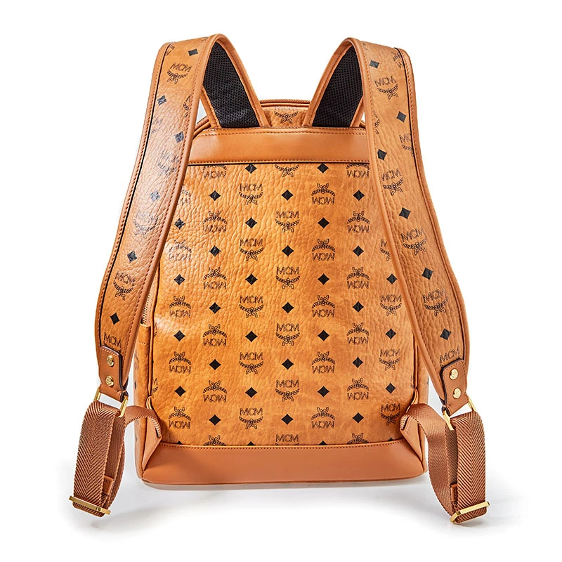 MCM Stark Visetos情侣款双肩包 干邑色MMKAAVE07CO001 商品