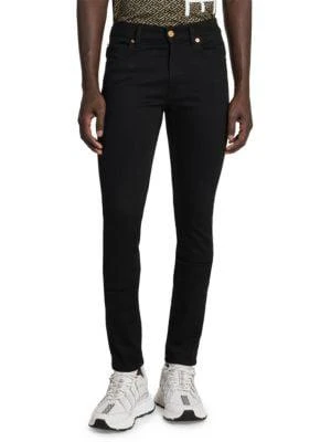 商品Versace|Skinny Stretch Five-Pocket Jeans,价格¥1053,第1张图片