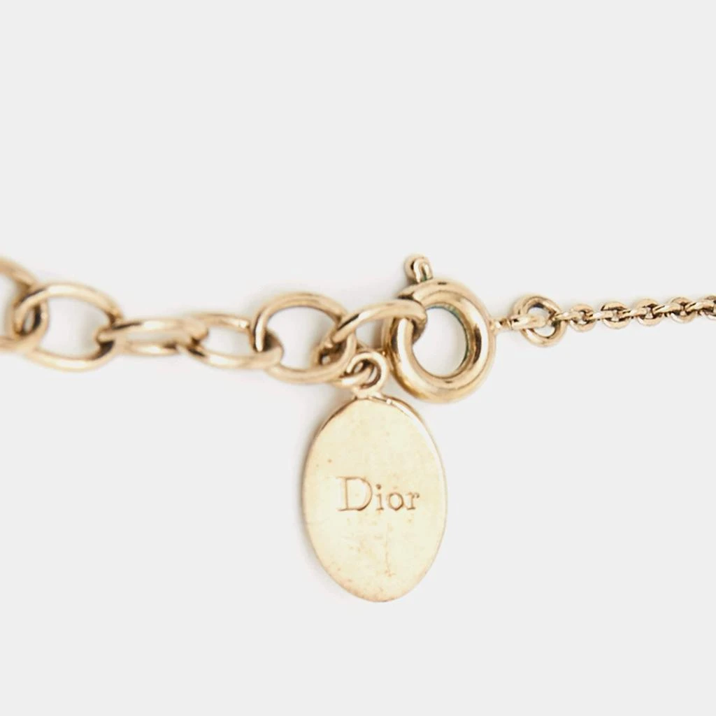 商品[二手商品] Dior|Dior Atelier Gold Tone Metal Chain Necklace,价格¥1215,第4张图片详细描述