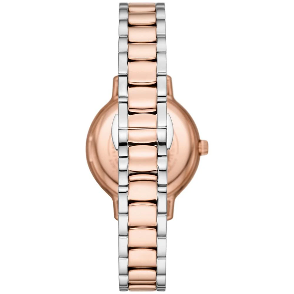 商品Emporio Armani|Women's Two-Tone Stainless Steel Bracelet Watch 32mm,价格¥2208,第3张图片详细描述