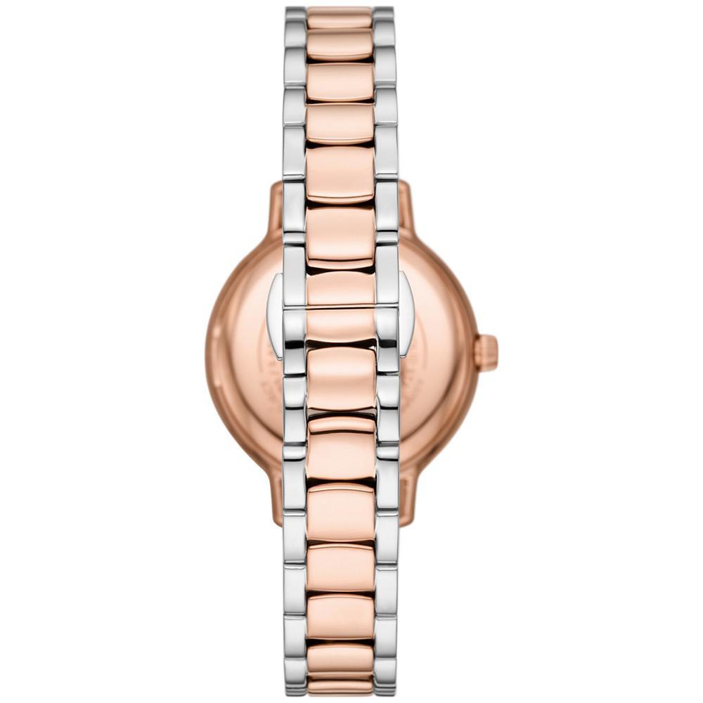 商品Emporio Armani|Women's Two-Tone Stainless Steel Bracelet Watch 32mm,价格¥2135,第5张图片详细描述