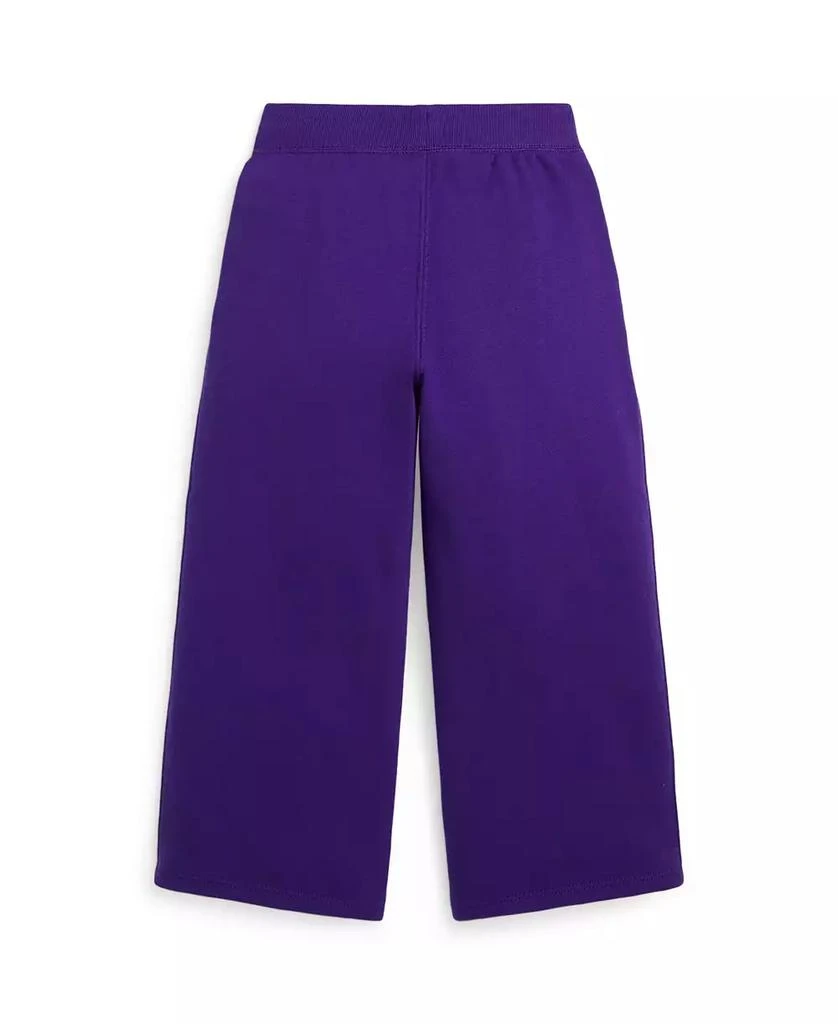 商品Ralph Lauren|Toddler And Little Girls Fleece Wide Leg Sweatpant,价格¥243,第2张图片详细描述