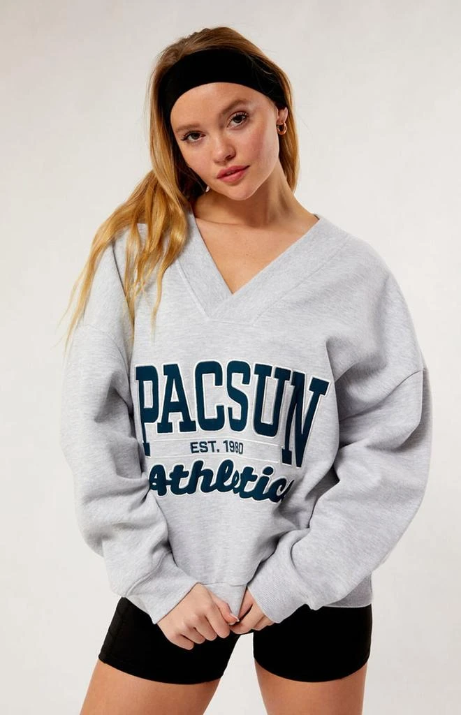 商品PacSun|Pacific Sunwear Athletics V-Neck Sweatshirt,价格¥348,第3张图片详细描述