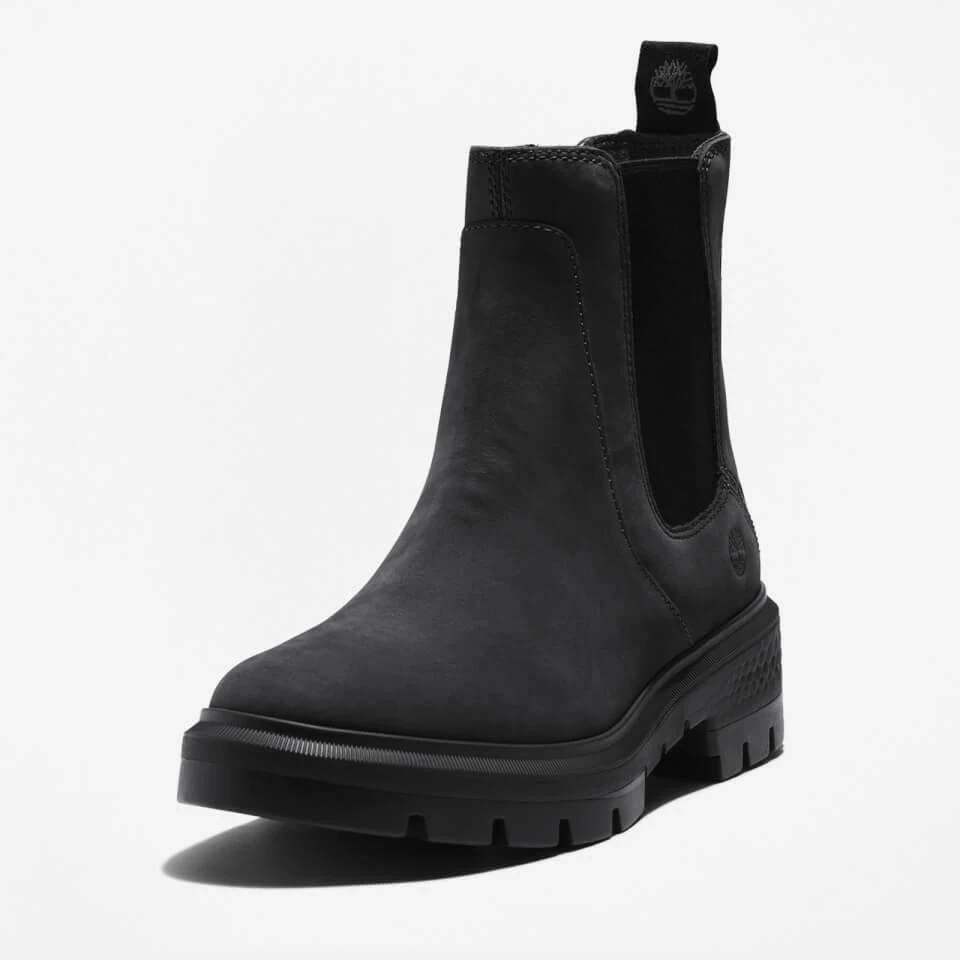 商品Timberland|TIMBERLAND WOMEN'S CORTINA VALLEY CHELSEA BOOTS - BLACK FULL GRAIN,价格¥1465,第3张图片详细描述