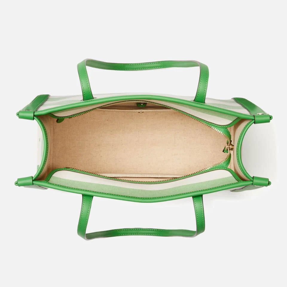 商品Kate Spade|Kate Spade New York Women's Market Cabana Canvas Medium Tote Bag - Green Multi.,价格¥1039,第5张图片详细描述